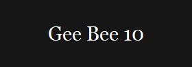 Gee Bee 10