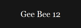 Gee Bee 12