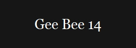 Gee Bee 14