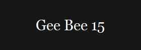 Gee Bee 15