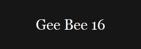 Gee Bee 16