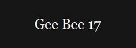 Gee Bee 17